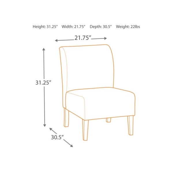 Peabody 21.75   Wide Slipper Chair MRM2552 Hot on Sale - Image 3