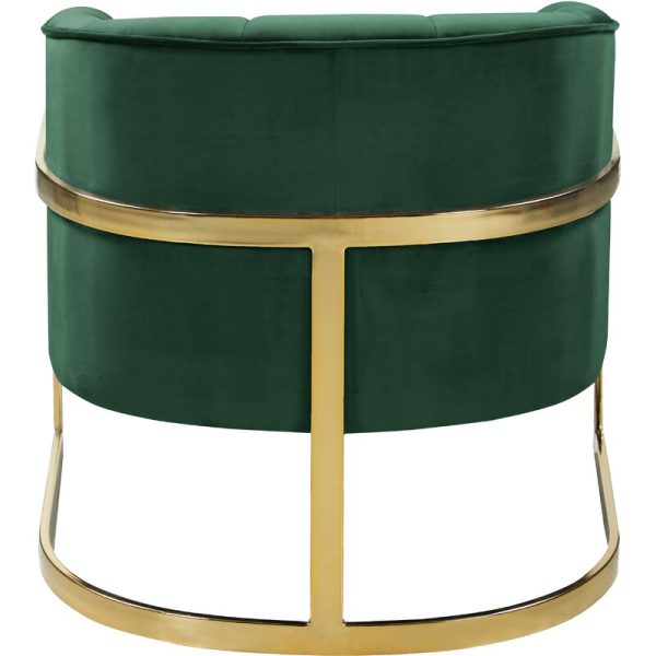 Barnicle 31.5   Wide Velvet Barrel Chair, 5686RR For Discount - Image 4