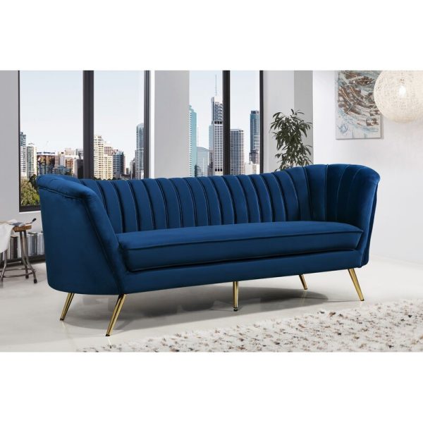Alexandrea  88   Velvet  Sofa 5261RRc For Discount - Image 3