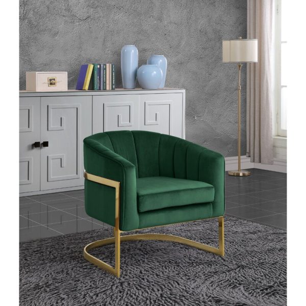 Barnicle 31.5   Wide Velvet Barrel Chair, 5686RR For Discount