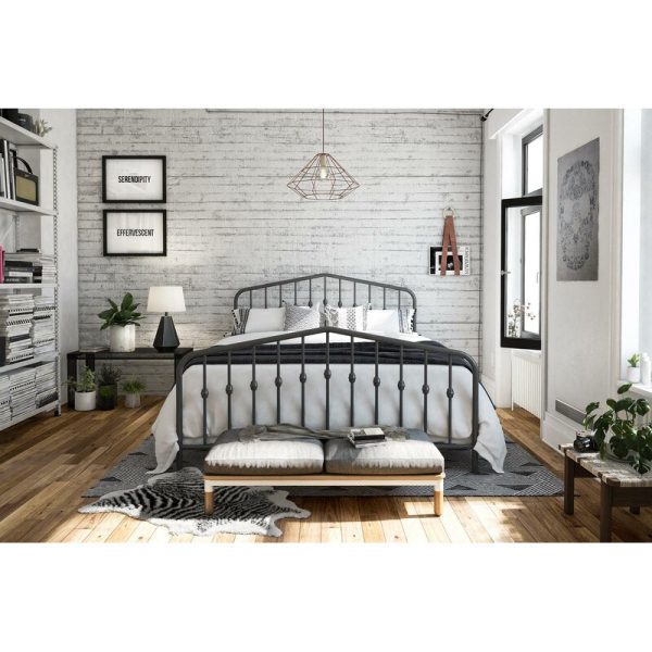 Queen Gray Bushwick Platform Bed 5530RR Sale