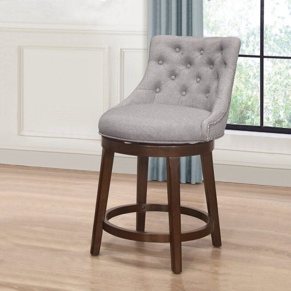 Papillion Swivel Bar & Counter Stool 5081RR For Sale
