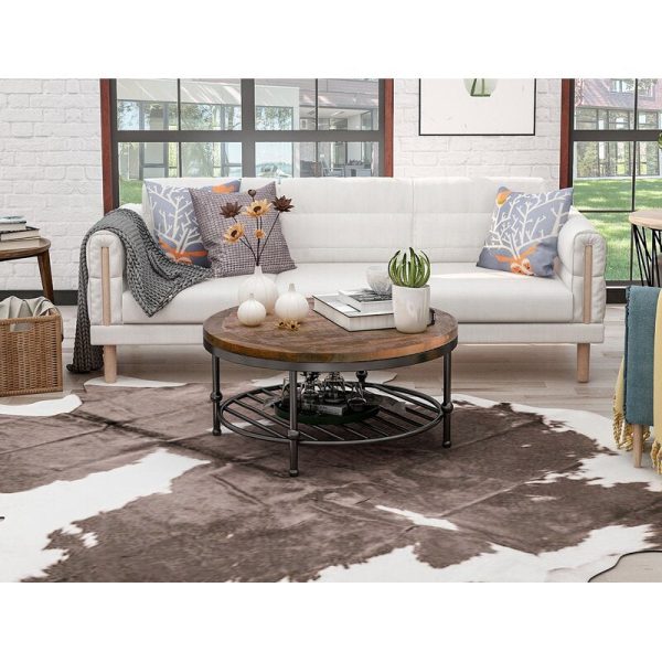 Searle 4 Legs Coffee Table with Storage, 2040AH For Discount - Image 4