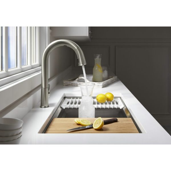 Prolific 33  L x 17-3 4  W x 11  Undermount Single Bowl Kitchen Sink with Accessories, 5747RR Online - Image 3