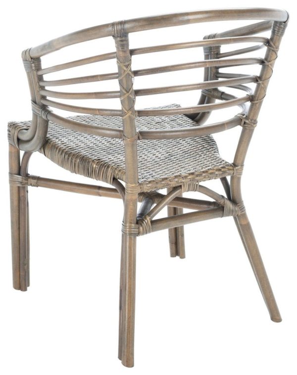 Set Of 2 - Elmira Rattan Dining Chair - Walnut 5142RR Supply - Image 2