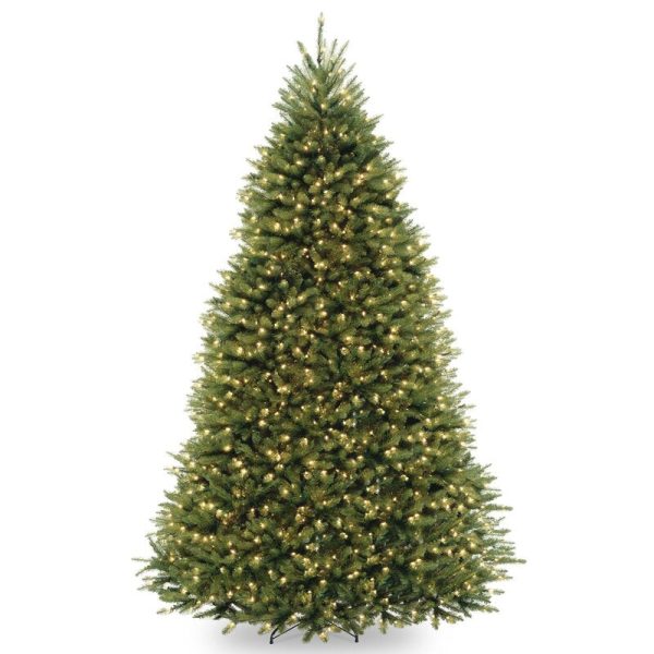 Dunhill Fir 9  Green Artificial Christmas Tree with 1000 Clear White Lights 1580AH Cheap
