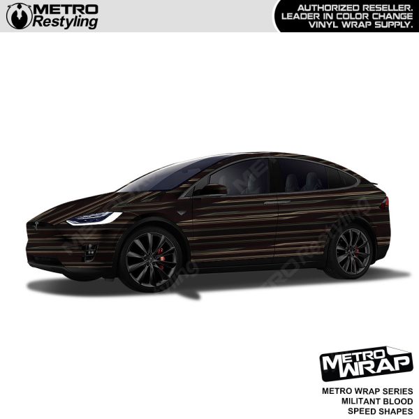 Metro Wrap Speed Shapes Militant Blood Vinyl Film Discount - Image 2