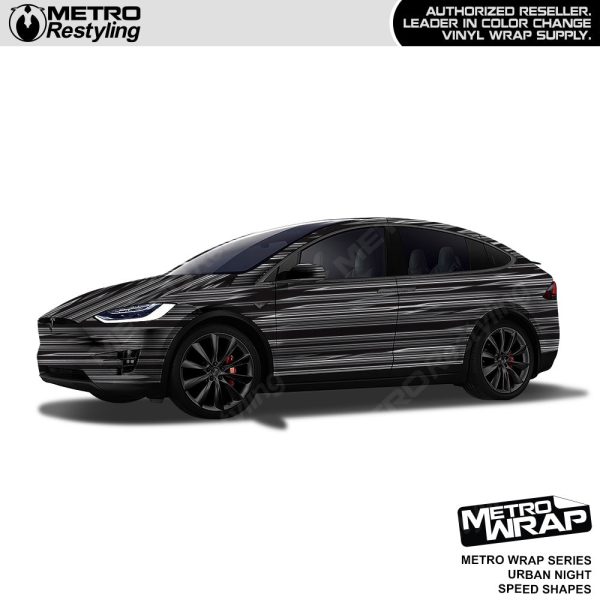 Metro Wrap Speed Shapes Urban Night Vinyl Film Cheap - Image 2
