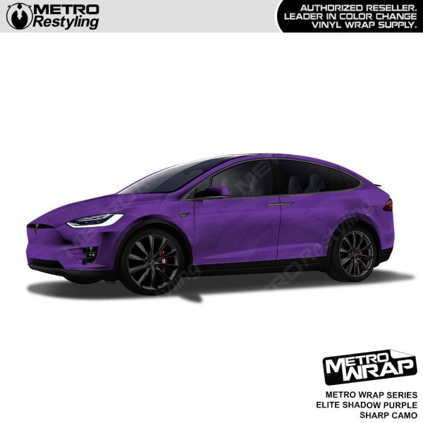 Metro Wrap Sharp Elite Shadow Purple Camouflage Vinyl Film Discount - Image 2
