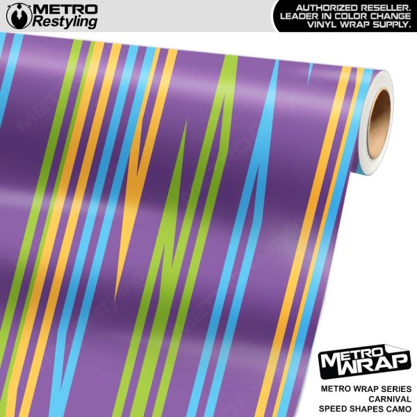 Metro Wrap Speed Shapes Carnival Vinyl Film For Cheap
