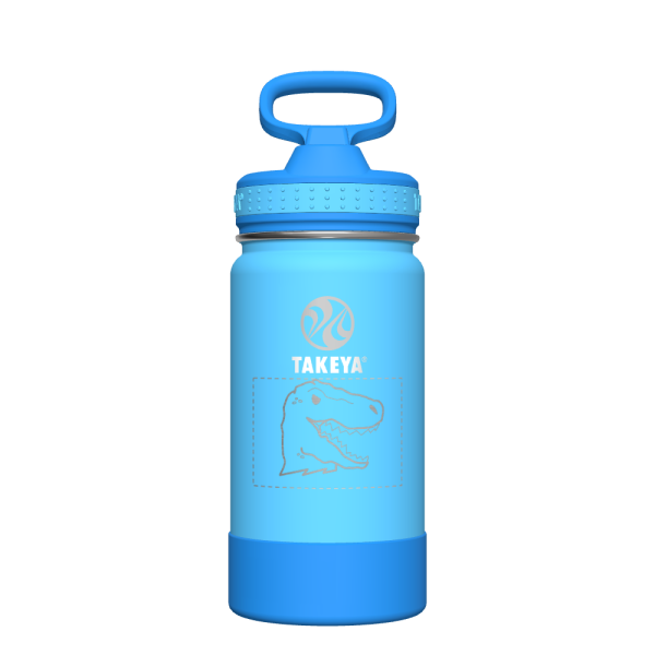 Actives Kids Water Bottle With Straw Lid - customized Cheap