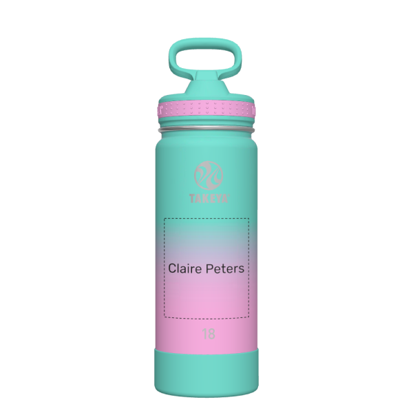 Actives Ombre Water Bottle With Straw Lid - customized Online